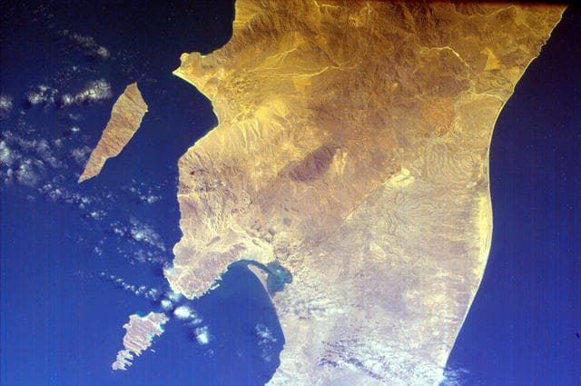 NASA image: Southern Tip of Baja California, Mexico