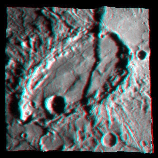 NASA image: Mercury - in 3-D!