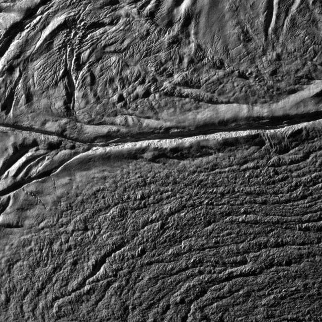 NASA image: Enceladus Rev 91 Flyby - Skeet Shoot #8