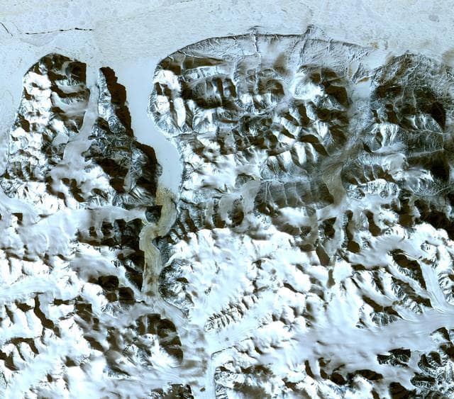 NASA image: Northern Greenland