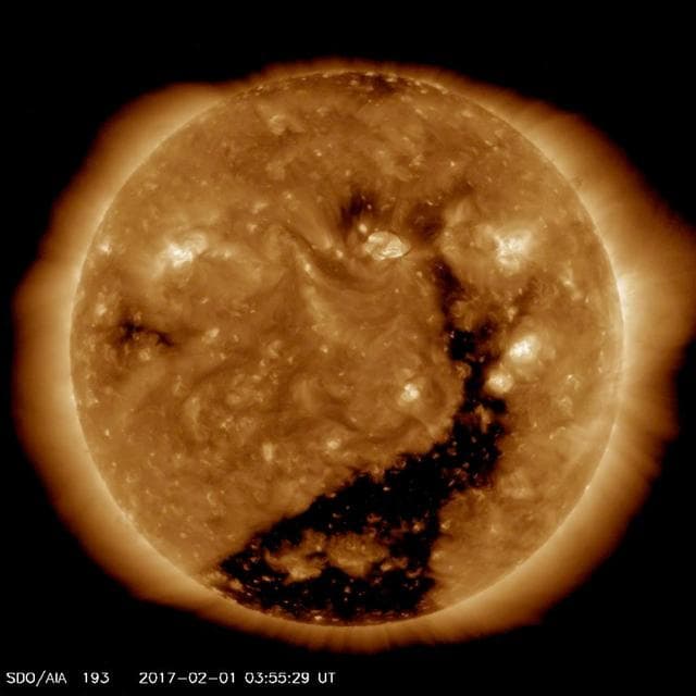 NASA image: Returning Coronal Hole