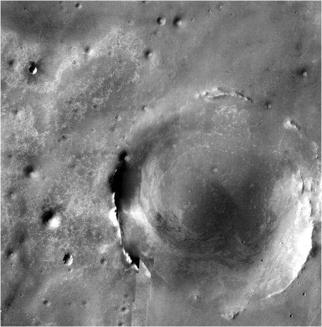 NASA image: Bigger Crater Farther South of Victoria on Mars