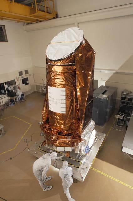 NASA image: NASA Kepler Spacecraft in a Clean Room