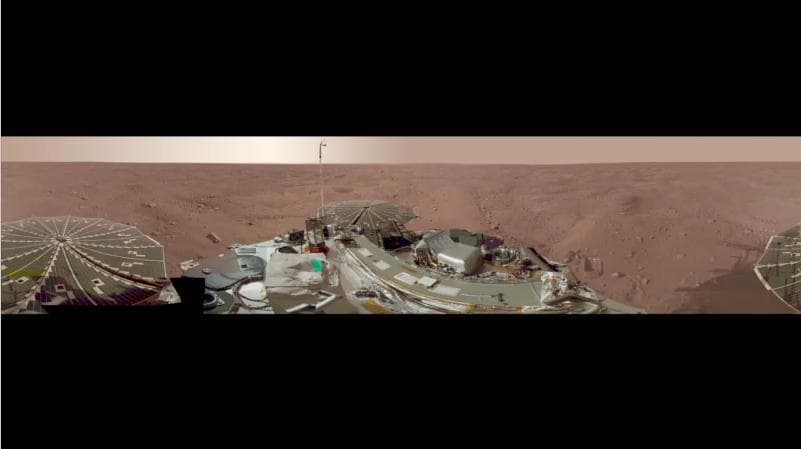 NASA image: Full-Circle Color Panorama of Phoenix Lander Deck and Landing Site on Northern Mars, Animation