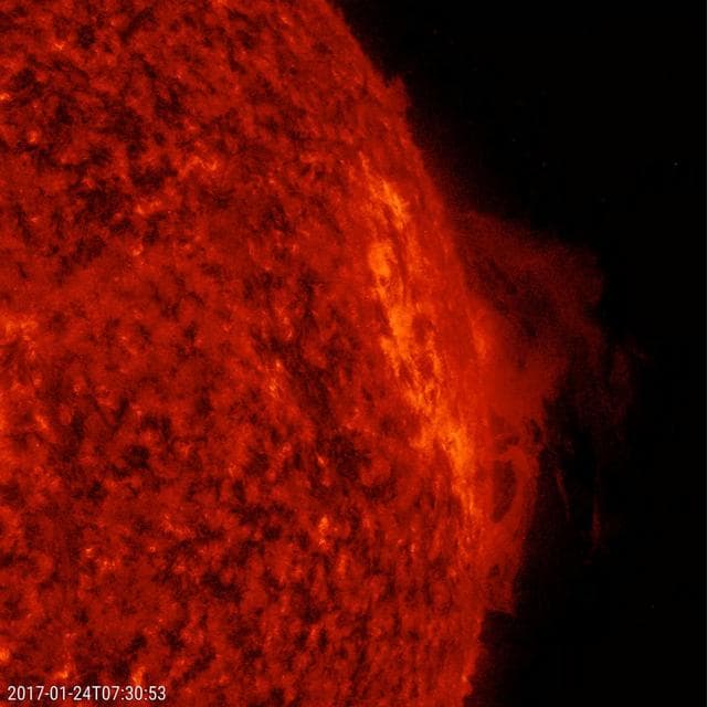 NASA image: Churning Prominence