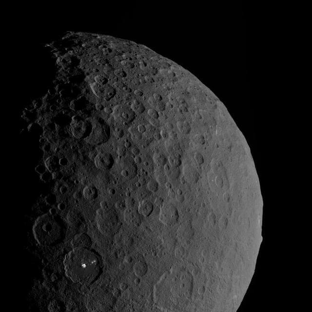 NASA image: Occator and Ahuna