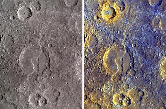 NASA image: Exposing Mercury Colors