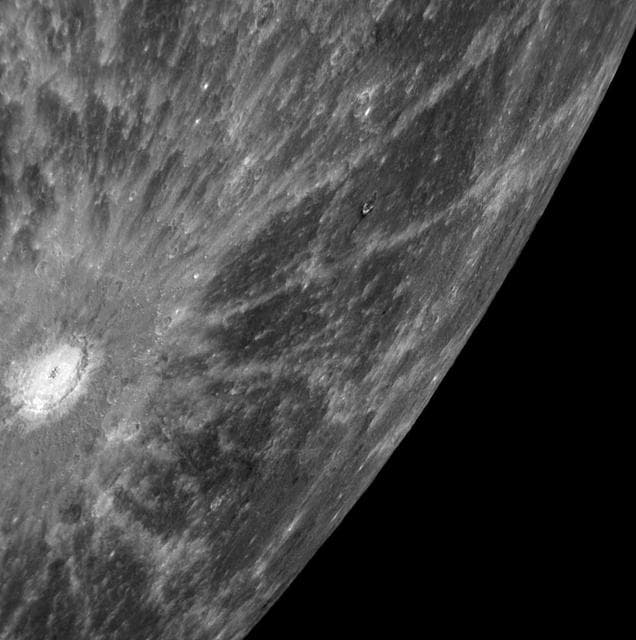 NASA image: A Spectacular Rayed Crater