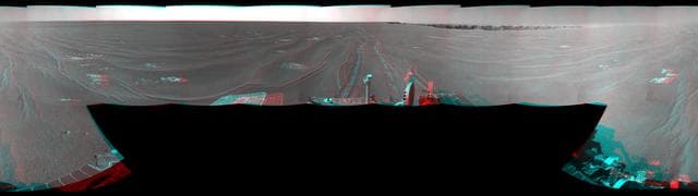 NASA image: View from West of Victoria Crater, Sol 1664 Stereo
