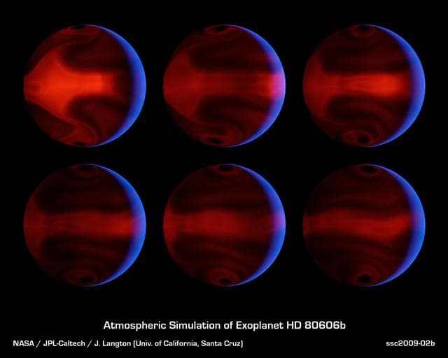 NASA image: Severe Exoplanetary Storm