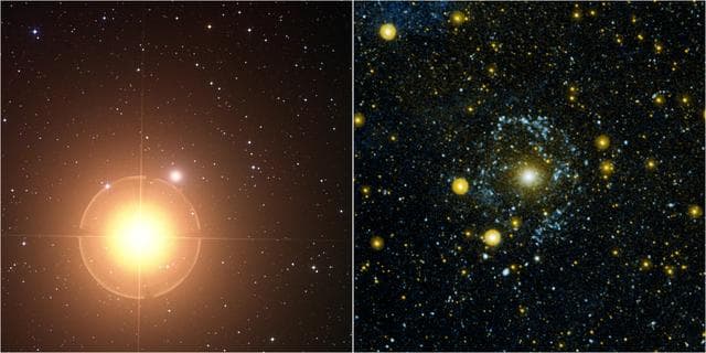 NASA image: Ghost of Mirach Rears its Spooky Head