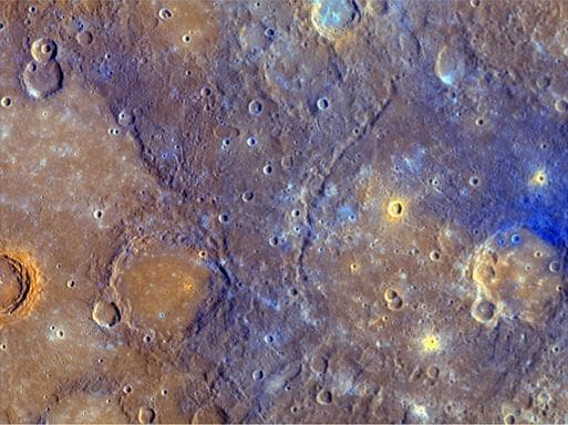 NASA image: A Close-Up View of Mercury Colors