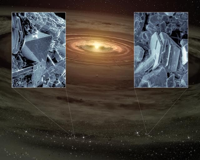 NASA image: Quartz-like Crystals Found in Planetary Disks