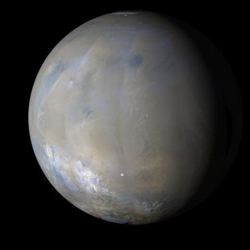 NASA image: MRO MARCI Weather Report for the week of 3 November 2008 – 9 November 2008