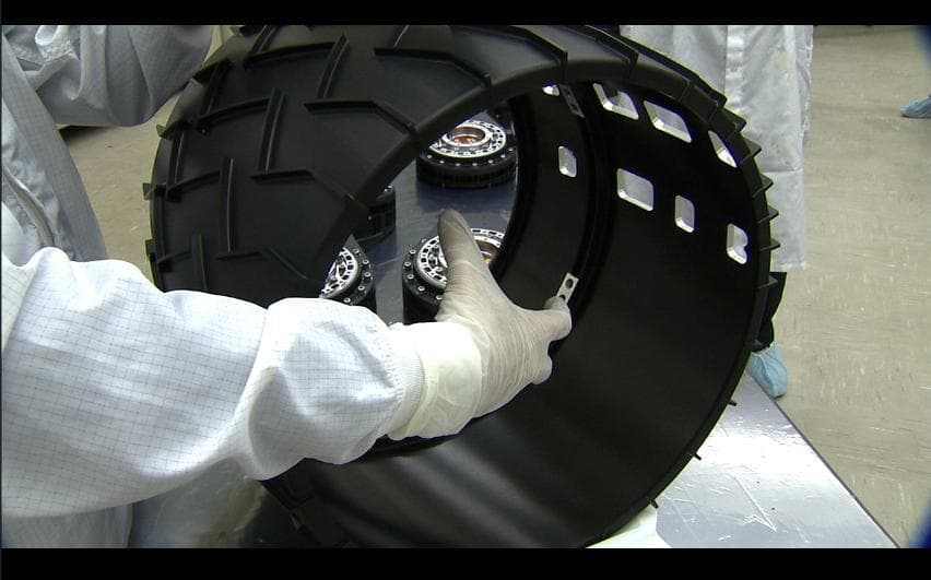 NASA image: Wheel for Mars Science Laboratory Rover