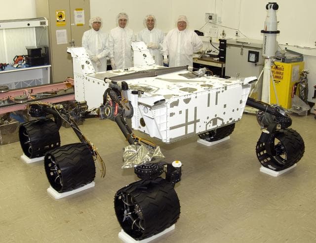 NASA image: Mars Science Laboratory Rover Taking Shape