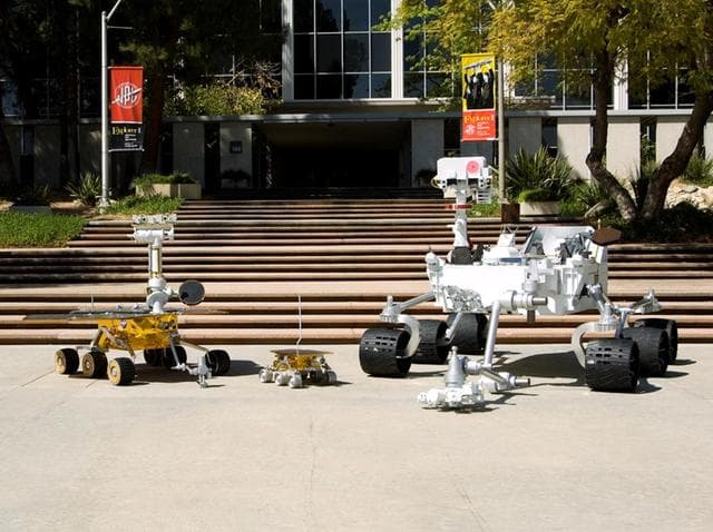 NASA image: Newest is Biggest: Three Generations of NASA Mars Rovers