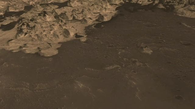 NASA image: Flyover Animation of Becquerel Crater on Mars