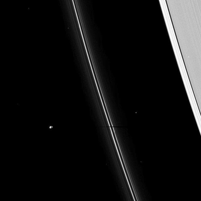 NASA image: Slender Slice of Shadow