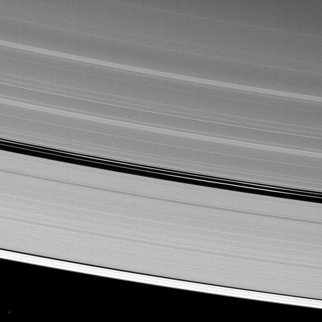 NASA image: Encke Ringlets