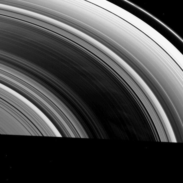 NASA image: Faint Spokes on a Ring