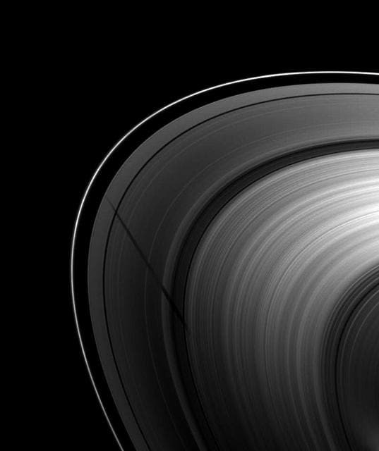 NASA image: Long Shadow of Tethys