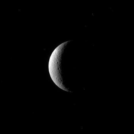 NASA image: Craters on a Crescent