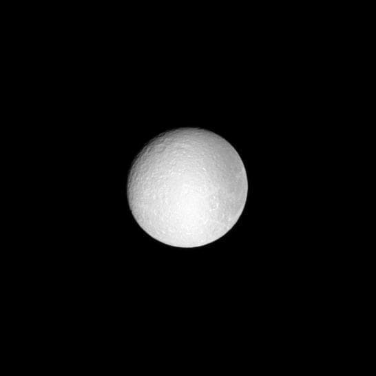 NASA image: Low Contrast Rhea