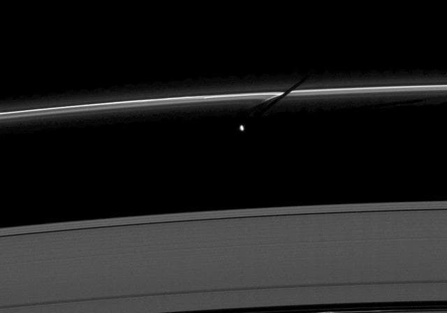 NASA image: Shadow and Streamer-channels