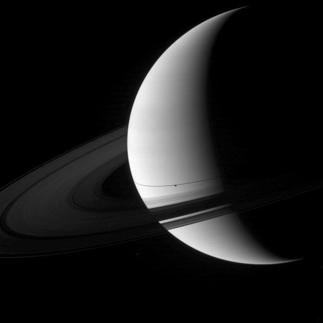 NASA image: Shadow South of Another