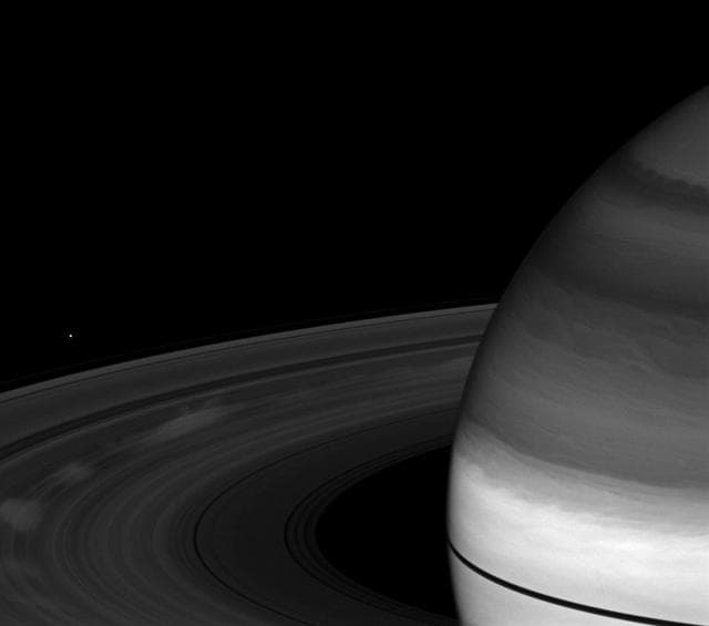 NASA image: Bright Spokes, Dark Rings