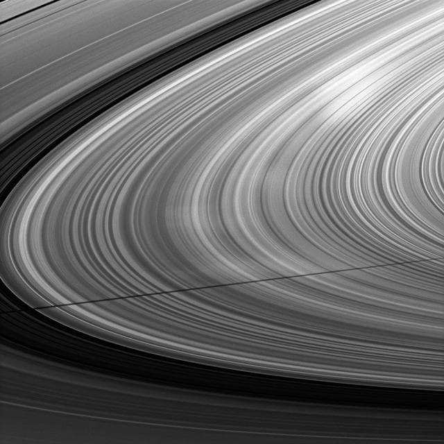 NASA image: Shadow and Spokes