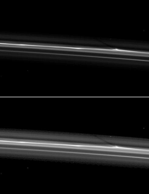 NASA image: Shadows in the F Ring