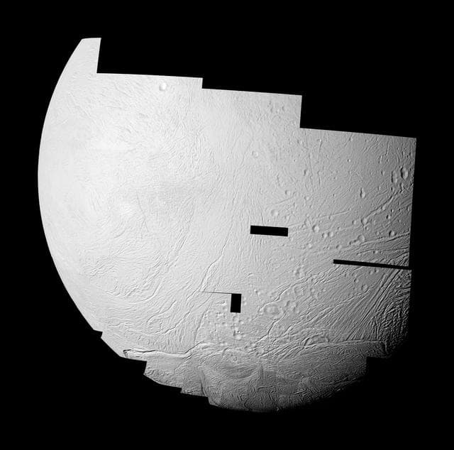 NASA image: New to Old on Enceladus