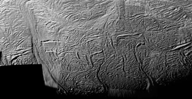 NASA image: Enceladan Tectonics