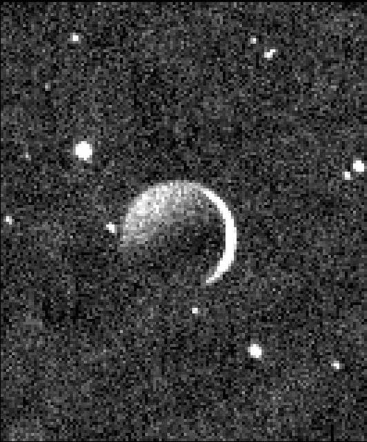NASA image: Charon in Plutoshine