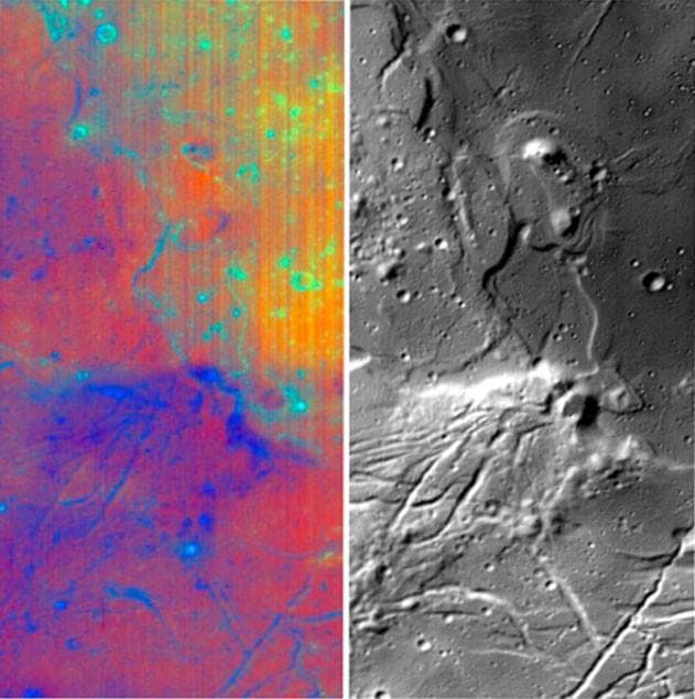 NASA image: NASA Moon Mineralogy Mapper