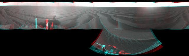 NASA image: Opportunity Surroundings on Sol 1687 Stereo
