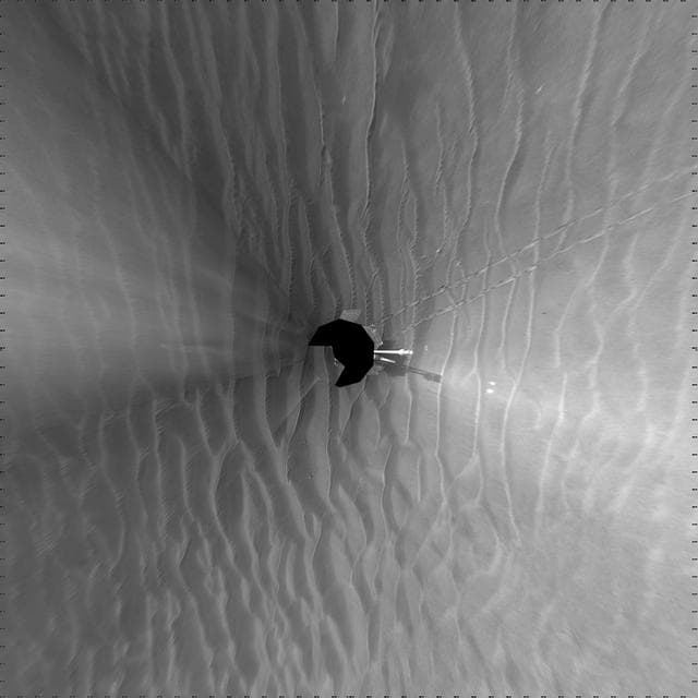 NASA image: Opportunity Surroundings on Sol 1687 Vertical