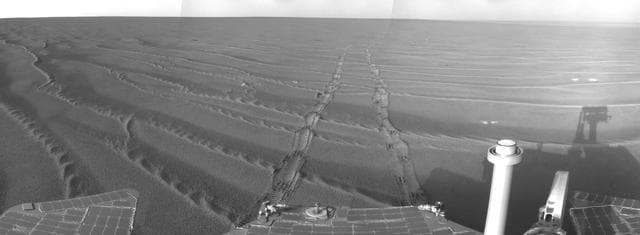 NASA image: View from Southwest of Victoria Crater