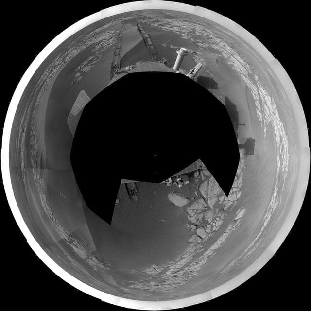 NASA image: Opportunity View After Long Drive on Sol 1770 Polar