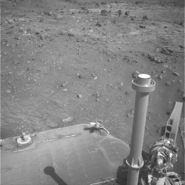 NASA image: Very Dusty Solar Panel on Spirit, Sol 1811