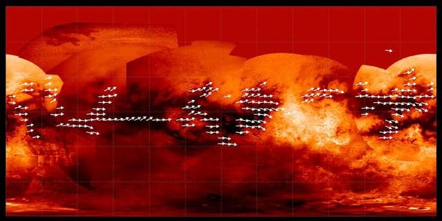 NASA image: Mapping Titan Global Wind Patterns