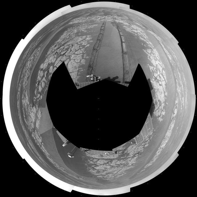 NASA image: Opportunity View After Drive on Sol 1806 Polar