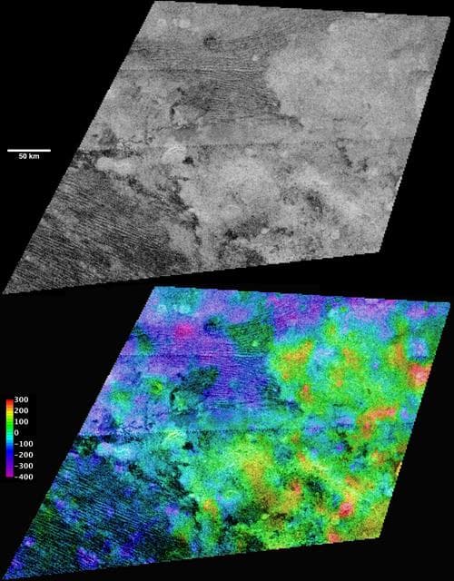 NASA image: Titan Sand