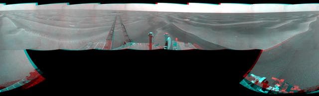 NASA image: Opportunity Surroundings After Sol 1820 Drive Stereo