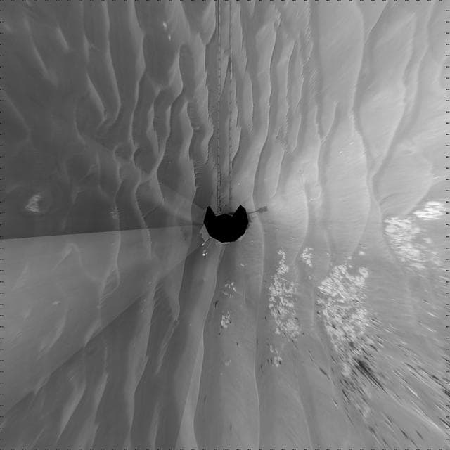 NASA image: Opportunity Surroundings on Sol 1818 Vertical