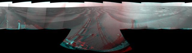NASA image: Opportunity Surroundings on Sol 1818 Stereo