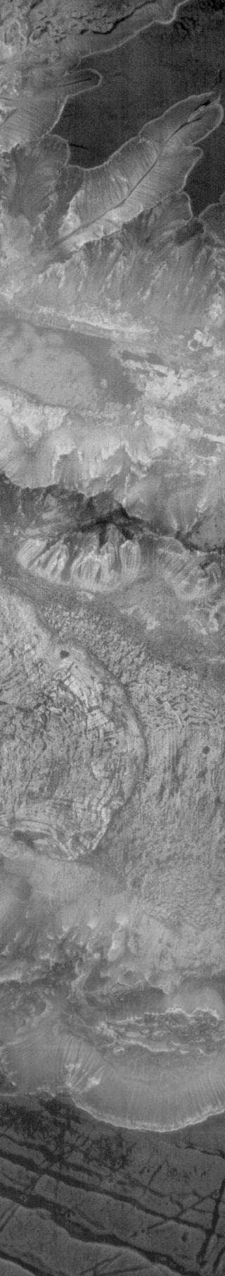 NASA image: Ius Chasma at Night