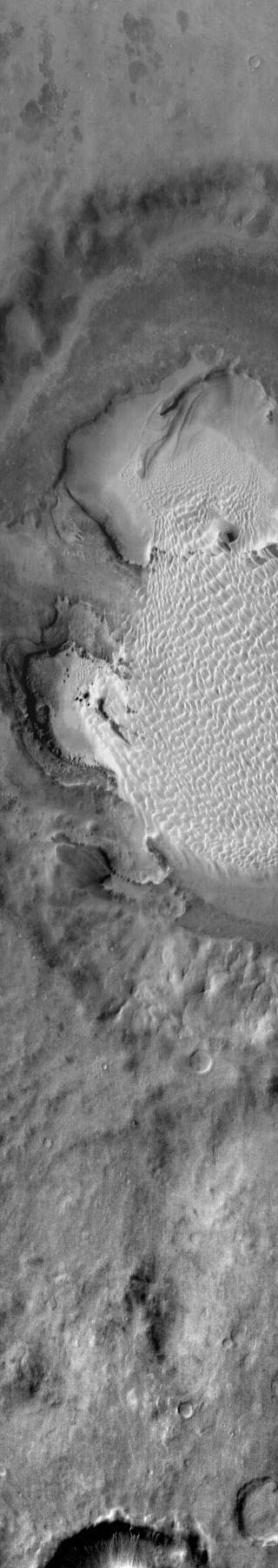 NASA image: Rabe Crater